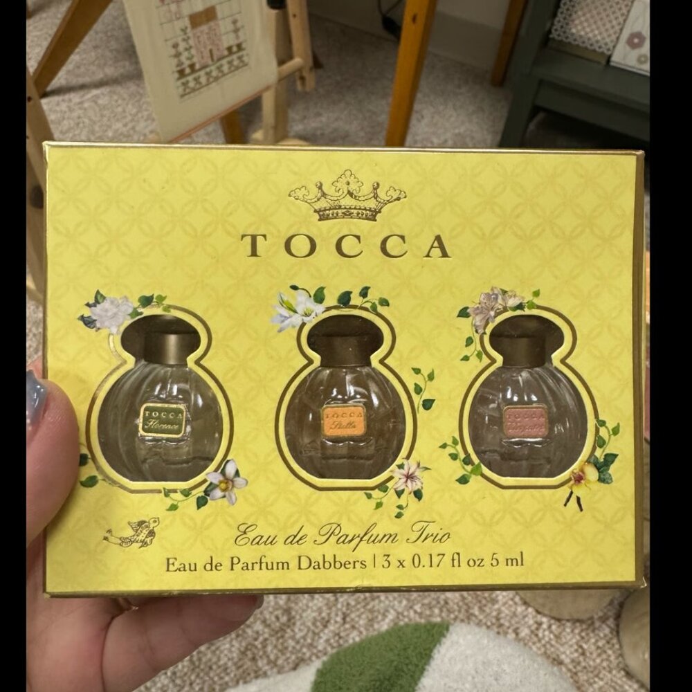 TOCCA Women's Eau De Parfum Trio, Parfum Dabbers Set 3 x 0.17 fl oz 5ml Each